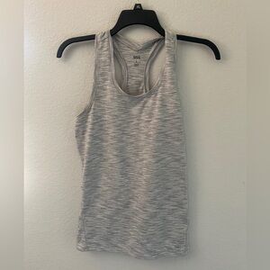 DSG grey woman’s athletic racerback tank size large